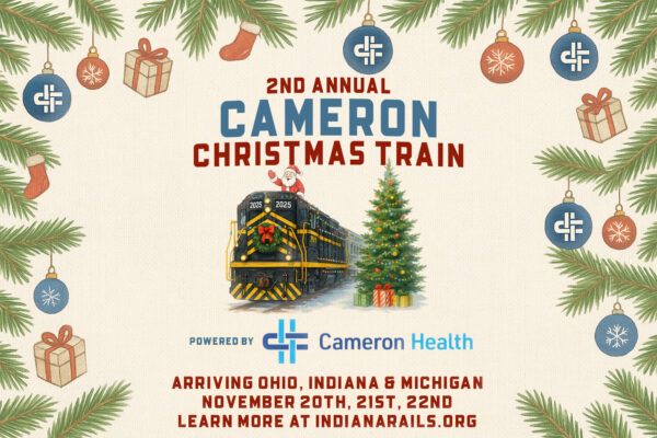 2025 Cameron Christmas Train Hero Graphic
