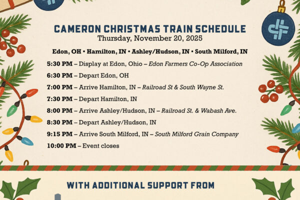 2025 Cameron Train – Nov 20